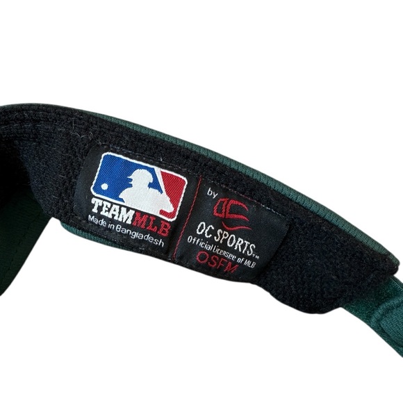 Oakland Athletics A's Team MLB Embroidered OC Sport Visor Hat Cap Strapback - Picture 6 of 6